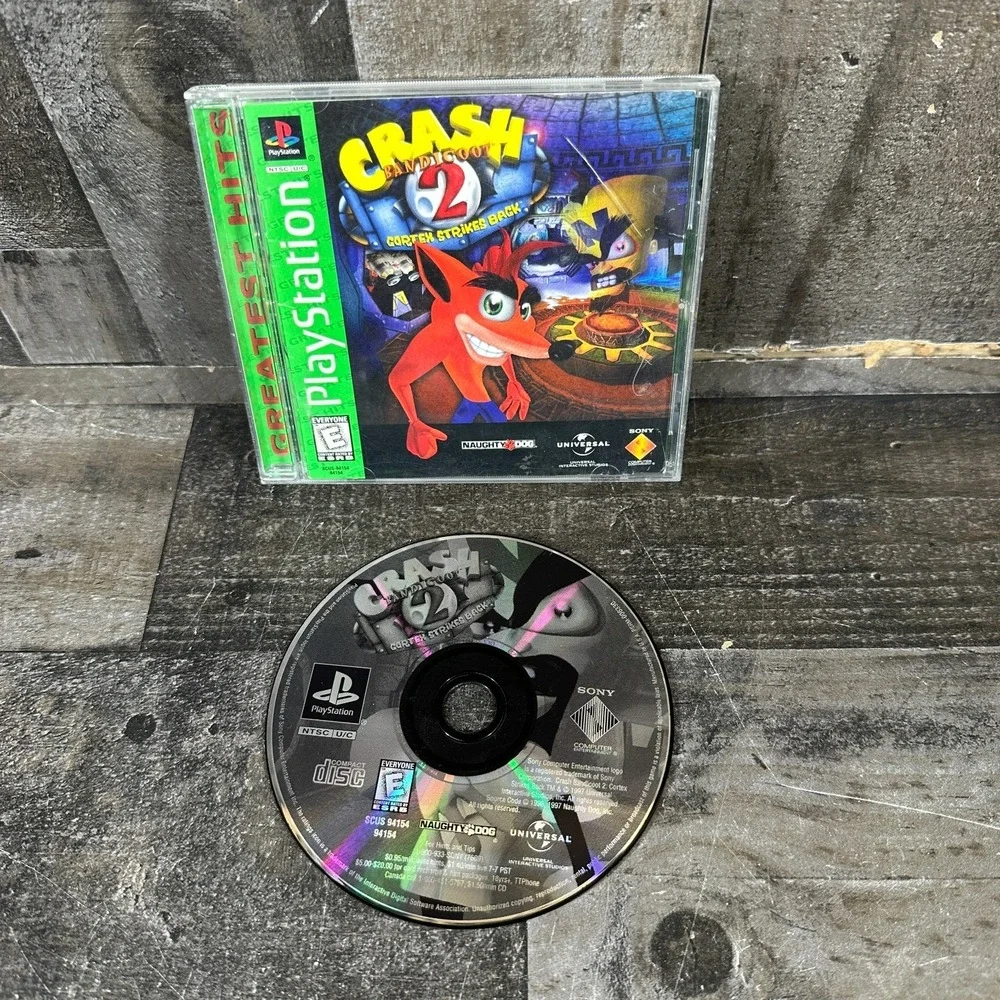 Crash Bandicoot 2: Cortex Strikes Back [PlayStation 1 PS1] Greatest Hits